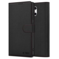 Кожен тефтер за Samsung Galaxy A57 5G ot Tech-Protrct Wallet RS -Black/Red