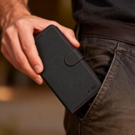 Кожен тефтер за Samsung Galaxy A57 5G ot Tech-Protrct Wallet RS -Black/Red