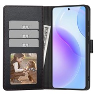 Кожен тефтер за Samsung Galaxy A57 5G ot Tech-Protrct Wallet RS -Black/Red