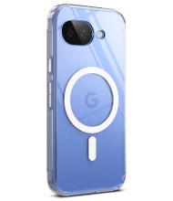 Удароустойчив твърд кейс с MagSafe за Google Pixel 10A от Ringke Fusion Magnetic - Clear
