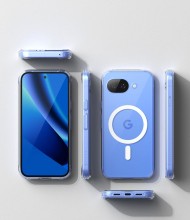 Удароустойчив твърд кейс с MagSafe за Google Pixel 10A от Ringke Fusion Magnetic - Clear