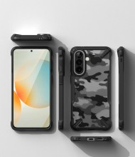 Удароустойчив кейс за Samsung Galaxy A57 5G от Ringke Fusion X - Camo Black