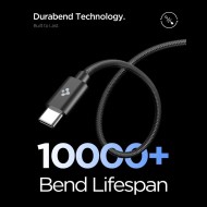 SPIGEN EE451EU ESSENTIAL 1-PORT NETWORK CHARGER 45W + TYPE-C CABLE BLACK