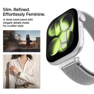 SPIGEN WBM4 BAND APPLE WATCH 8 / 9 / 10 / 11 / SE (40 / 41 / 42 MM) SILVER
