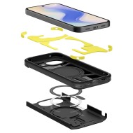 Удароустойчив, твърд кейс с MagSafe за Google Pixel 10A от Spigen Tough Armor Mag - Black