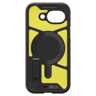 Удароустойчив, твърд кейс с MagSafe за Google Pixel 10A от Spigen Tough Armor Mag - Black