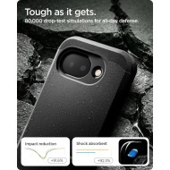 Удароустойчив, твърд кейс с MagSafe за Google Pixel 10A от Spigen Tough Armor Mag - Black