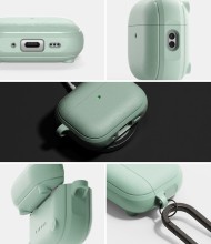 Силиконов калъф с MagSafe за слушалки Apple AirPods Pro 3 от Ringke Onyx Magnetic - Mint
