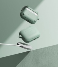 Силиконов калъф с MagSafe за слушалки Apple AirPods Pro 3 от Ringke Onyx Magnetic - Mint