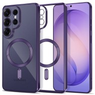 Твърд кейс с MagSafe и протектор за камерата на Samsung Galaxy S26 Ultra от Tech-Protect MagFlex - Cobalt Violet