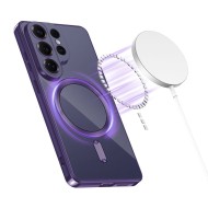 Твърд кейс с MagSafe и протектор за камерата на Samsung Galaxy S26 Ultra от Tech-Protect MagFlex - Cobalt Violet