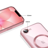 Твърд кейс с MagSafe и протектор за камерата на iPhone 16е / 17е от Tech-Protect MagFlex - Rose Gold