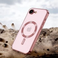 Твърд кейс с MagSafe и протектор за камерата на iPhone 16е / 17е от Tech-Protect MagFlex - Rose Gold