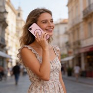 Твърд кейс с MagSafe и протектор за камерата на iPhone 16е / 17е от Tech-Protect MagFlex - Rose Gold