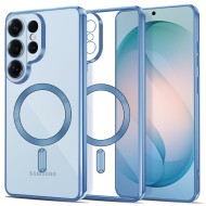 Твърд кейс с MagSafe и протектор за камерата на Samsung Galaxy S26 Ultra от Tech-Protect MagFlex - Sky Blue