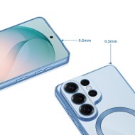 Твърд кейс с MagSafe и протектор за камерата на Samsung Galaxy S26 Ultra от Tech-Protect MagFlex - Sky Blue