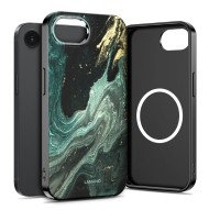Твърд калъф с MagSafe пръстен за iPhone 16e / 17e от Tech-Protect Lamano - Verde Aura
