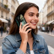 Твърд калъф с MagSafe пръстен за iPhone 16e / 17e от Tech-Protect Lamano - Verde Aura