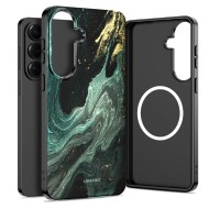 Твърд калъф с MagSafe пръстен за Samsung Galaxy A57 5G от Tech-Protect Lamano - Verde Aura