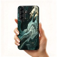 Твърд калъф с MagSafe пръстен за Samsung Galaxy A57 5G от Tech-Protect Lamano - Verde Aura