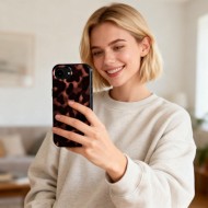 Твърд калъф с MagSafe пръстен за iPhone 16e / 17e от Tech-Protect Lamano - Panther