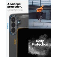 Удароустойчив кейс за Samsung Galaxy A37 5G от Spigen Rugged Armor - Matte Black