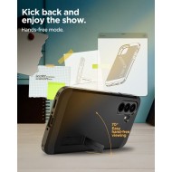 Удароустойчив, твърд кейс за Samsung A37 5G от Spigen Tough Armor - Black