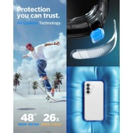 Удароустойчив кейс за Samsung Galaxy A37 5G от Spigen Ultra Hybrid - Crystal Clear