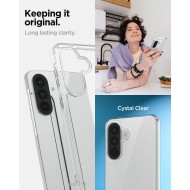 Удароустойчив кейс за Samsung Galaxy A57 5G от Spigen Ultra Hybrid - Crystal Clear