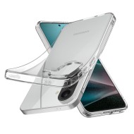 Удароустойчив, силиконов кейс за Samsung Galaxy A57 5G от Spigen Liquid Crystal - Crystal Clear
