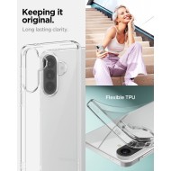 Удароустойчив, силиконов кейс за Samsung Galaxy A57 5G от Spigen Liquid Crystal - Crystal Clear