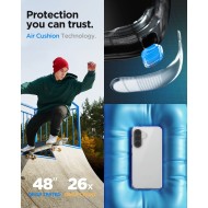 Удароустойчив, силиконов кейс за Samsung Galaxy A57 5G от Spigen Liquid Crystal - Crystal Clear