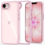 Твърд кейс за iPhone 16e / 17e от Tech-Protect MagMat - Soft Pink / Clear