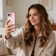 Твърд кейс за iPhone 16e / 17e от Tech-Protect MagMat - Soft Pink / Clear