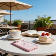 Твърд кейс за iPhone 16e / 17e от Tech-Protect MagMat - Soft Pink / Clear