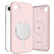Твърд силиконов кейс с MagSafe за iPhone 16e / 17e от Tech-Protect Silicone - Pink Pearl