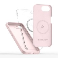 Твърд силиконов кейс с MagSafe за iPhone 16e / 17e от Tech-Protect Silicone - Pink Pearl