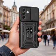 Удароустойчив калъф за Samsung Galaxy A27 5G от Tech-Protect CamShield Pro - Black