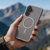 Твърд кейс с MagSafe пръстен за Samsung Galaxy A57 5G от Tech-Protect MagMat - Matte Grey