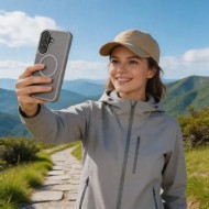 Твърд кейс с MagSafe пръстен за Samsung Galaxy A57 5G от Tech-Protect MagMat - Matte Grey