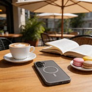 Твърд кейс с MagSafe пръстен за Samsung Galaxy A57 5G от Tech-Protect MagMat - Matte Grey