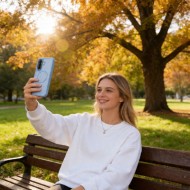 Твърд кейс с MagSafe пръстен за Samsung Galaxy A57 5G от Tech-Protect MagMat - IcyBlue