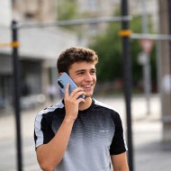 Твърд кейс с MagSafe пръстен за Samsung Galaxy A57 5G от Tech-Protect MagMat - IcyBlue