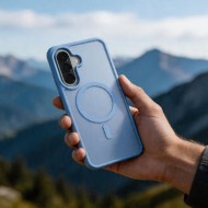 Твърд кейс с MagSafe пръстен за Samsung Galaxy A57 5G от Tech-Protect MagMat - IcyBlue