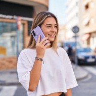 Твърд кейс с MagSafe пръстен за Samsung Galaxy A57 5G от Tech-Protect MagMat - Matte Lilac