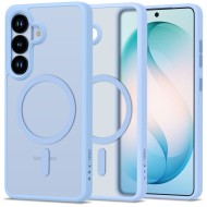Твърд кейс с MagSafe пръстен за Samsung Galaxy S26 от Tech-Protect MagMat - Sky Blue