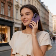 Твърд кейс с MagSafe пръстен за Samsung Galaxy S26 Ultra от Tech-Protect MagMat - Matte Cobalt Violet