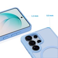 Твърд кейс с MagSafe пръстен за Samsung Galaxy S26 Ultra от Tech-Protect MagMat - Sky Blue