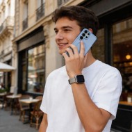 Твърд кейс с MagSafe пръстен за Samsung Galaxy S26 Ultra от Tech-Protect MagMat - Sky Blue