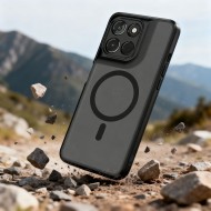 Твърд кейс с MagSafe пръстен за Motorola Moto G57 Power / G67 Power от Tech-Protect MagMat - Matte Black